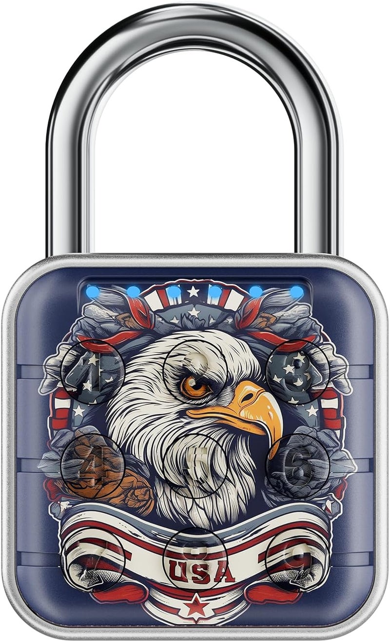 SURPN Combination Lock, Combination Lock for Locker, Locker Lock & Gym Locker Lock - High Security, Easy to Use for Gym, School, Travel, Outdoor (Freedom) - Image 1